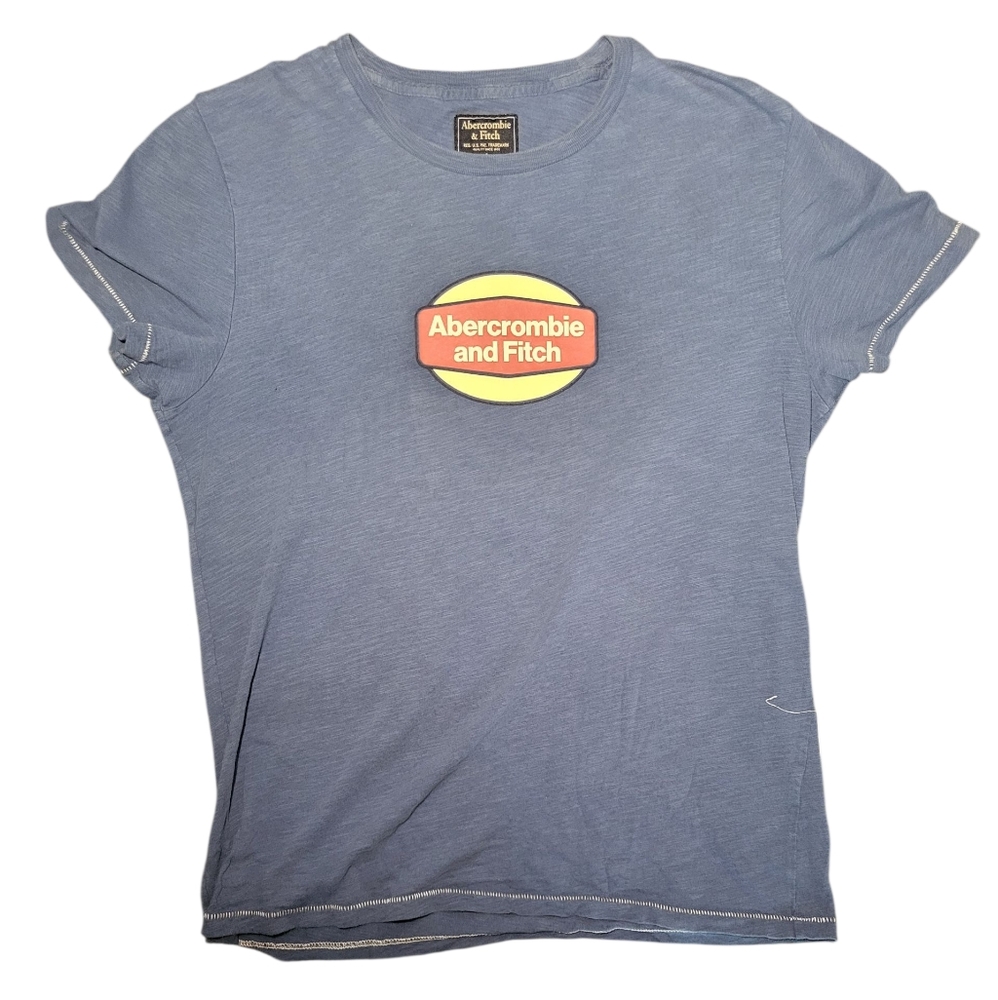 Y2K Abercrombie & Fitch Blue T-Shirt